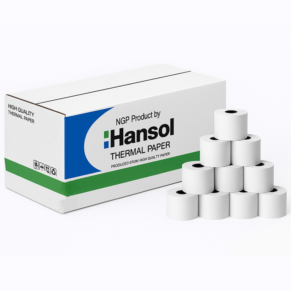 رول حرارتی 33 متری 8 هانسول - کاغذ ۵۰ گرم (80عددی)