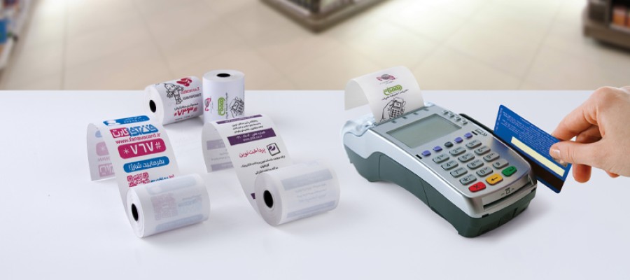 تبلیغات روی کاغذ حرارتی